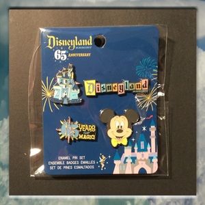 Disneyland 65th Anniversary Pin Set